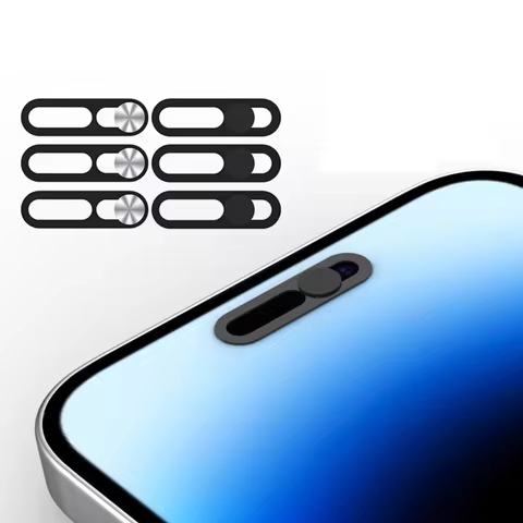 3PCS Metal Webcam Cover Phone Lens Stickers for iPhone 14 14 ProMax Plus Privacy Slider Camera Cover