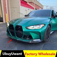 On sale 3PCS For BMW G80 M3 G82 G83 M4 Front Bumper Lip Spoiler Diffuser Splitters Body Kit Aprons C