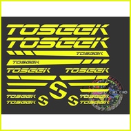 ◸  ◕  ◔ Toseek Bike Frame Decals