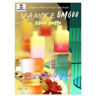 VAPOOR VAMOCE BM600 5500 PUFFS DISPOSABLE PODS