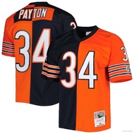 NFL Chicago Bears Jersey Walter Payton Football Tshirt Retro Sports Tee Fans Edition