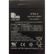 LONGWAY Longwei Battery 3FM7 Plus Electronic Scale Agricultural Equipment Lighting Power Supply 6V7A