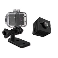 送防水殼 SQ12運動微型攝影機 防手震 155度超廣角 高清夜視微型攝錄器 1080針孔攝影機 密錄器