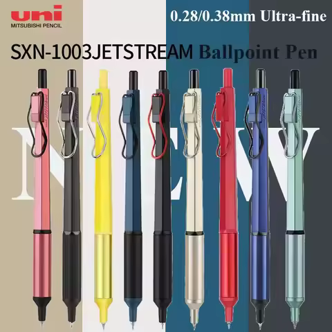 Japan UNI JETSTREAM Ballpoint Pen SXN-1003 Low Center Gravity Metal Rod Oily Ultra-fine Nib 0.28/0.3