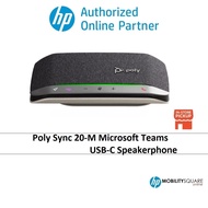 Poly Sync 20-M Microsoft Teams Certified USB-C Speakerphone (7F0J8AA)