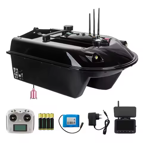 WB603B GPS 500m Wireless GPS RC Fishing Bait Boat 8kg Large Capacity Auto Return 4 Bait Bin Bait Boa