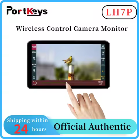 Portkeys LH7P Wireless Camera Control Monitor With Touch Screen 3D Lut HDMI Output 4k 1000nit Portab