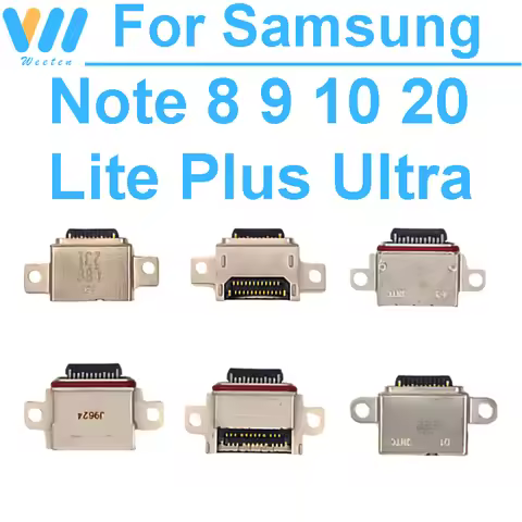 USB Jack For Samsung Note 8 9 20 Ultra Note 10 Lite Plus Mirco Usb Charger Port Dock Connector Plug 
