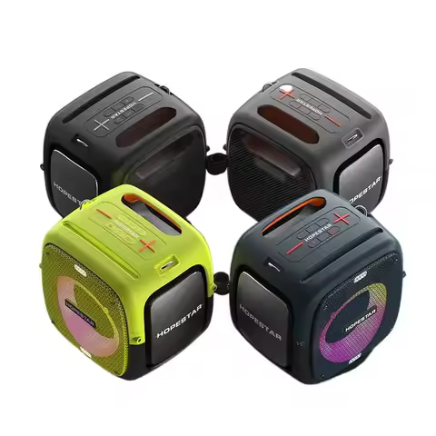 Party One HopeStar Waterproof Portable Speaker Handheld Wireless Hopestar PartyOne Speaker With 2pcs