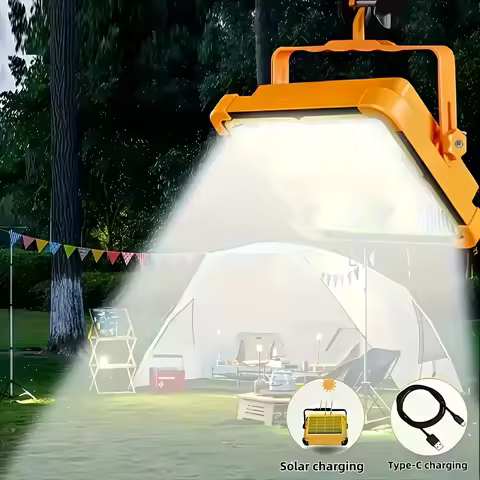 Solar work light outdoor LED solar light outdoor waterproof garden light emergency camping light han