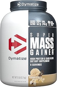 Dymatize Super Mass Gainer Protein Powder, 1280 Calories & 52g Protein, Gain Strength & Size Quickly