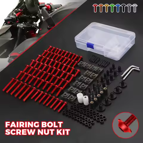 For honda VFR 800 1200 750 F/R/S/FH/FV VFR800 F FIWI VTEC Fairing Bolts Kit Fastener Clips Screws Nu