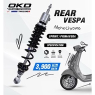 โช๊คหน้าOKD รุ่นSuper Low (รุ่น Upgrade เพิ่มประสิทธิภาพยิ่งขึ้น) สีMonochrome โช๊คหน้าvespa okd ves