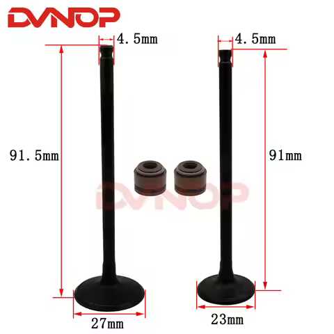 Motorcycle YP125 3UH engine valve include inlet outlet valve stem (intake exhaust engine valve) For 