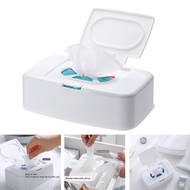 1 PCS Push Button Wet Wipes Box With Lid Disposable Glove Organiser Make-up Remover Tissue Box Baby Plastic Gloves Disposable Portable Wet Pouch Pp Wipes Dispenser Case