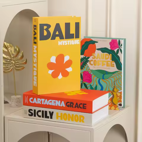 Fashion Fake Books Living Room Decoration Designer Books Coffee Table Ornaments Club Hotel Room Vill