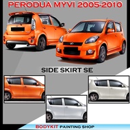 PERODUA MYVI 2005-2010 SIDE SKIRT SE STLE SKIRT TEPI -MATERAIL FIBER/PU/ABS BODYKIT