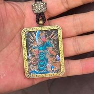 唐卡  唐卡吊坠 毛衣链 武财神关公吊坠 唐卡Thangka Thangka Pendant Wool Chain Wucaiasf5787.my