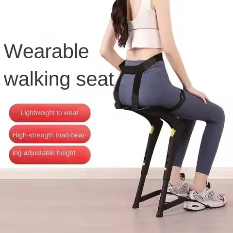 New Exoskeleton Wearable Sports Lightweight Folding Chair Fishing Outdoor Portable Travel Multifunct