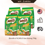 (Bundle of 4) MILO Gao Kosong 750g (Exp: Oct 2026)