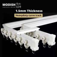 T03 - Curtain rail curtain track curtain rod langsir railing bendable curtain rails besi langsir adjustable Curve track