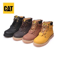 Caterpillar รองเท้าหนังวัว เดิมหนังผู้ชายและผู้หญิงรองเท้า Tooling รองเท้า Martin สบายๆสูง CAT รองเท้า