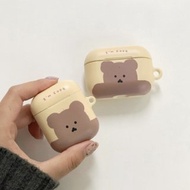 韓國文創 Color (4type) Chanibear AirPods case apple 蓝牙耳机盒 (1,2/pro/3)