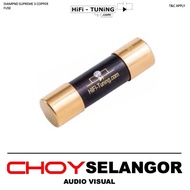 Hifi Tuning Diamond cCopper Fuse 10.3×38 MM Audio Installation Fuse (Handmade In Germany)