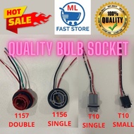 [ READY STOCK ] T10 T15 1156 1157 tail light socket adapter bulbs socket Car Socket