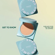 HIJAU (Green) LUXCRIME Blur & Cover 8.5g Oil Controltwo way cake