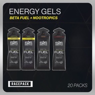 SiS Beta Fuel or Nootropics Energy Gel 20 Packs High Carbs Mental Boost Caffeine Racepack.sg