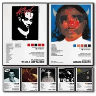 anvas Painting Pop Hip Hop Rapper Music Album Poster Aesthetic Arctic Monkeys 21 Savage Future Playb