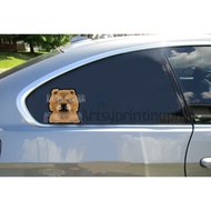 ARTSY-CHOW CHOW Car Decal Sticker