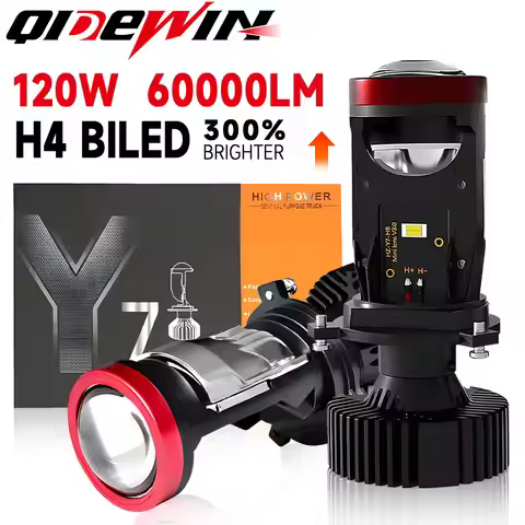 High Power Y7 30000LM Mini H4 Projector LED Lens H4 LED Car Headlight Upgrade Auto Car Lights of Y6 