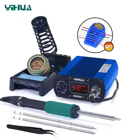 YIHUA 948DB+-II 75W Quick Heating T12 Electronic Soldering Iron Station Soldering Station DIY Weldin