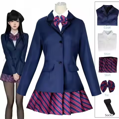 Anime Komi Can't Communicate Cosplay Shouko Komi Najimi Osana Cosplay Costume High School Sailor Nav