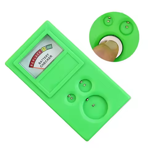 1Piece 1.55V 3V Button Battery Tester LR44 CR2032 CR2025 Watch Battery Checker Portable Button Cell 