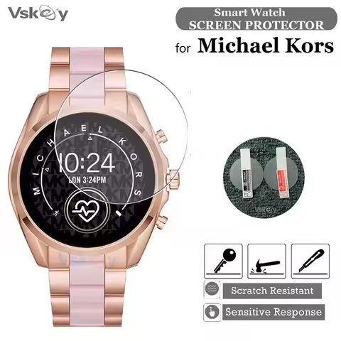 5PCS Smart Watch Screen Protector for Michael Kors Gen 6 /5E MKGO/Darci Access Bradshaw 2 Tempered G