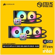 CORSAIR iCUE ELITE CAPELLIX XT Series RGB Liquid CPU Cooler - Black  ( H100I / H150I )