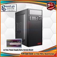 □ ➯ ➠ Micro ATX Computer Case Mini ITX Desktop PC Casing T02/T05 Esgaming Free PSU Unit