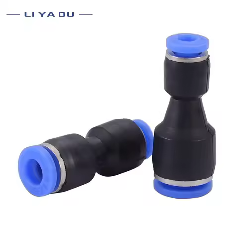 5/10pcs PG6-4 PG8-6 PG10-8 PG12-8 Pneumatic Hose Fittings Plastic Quick Connector for Air Water Tube