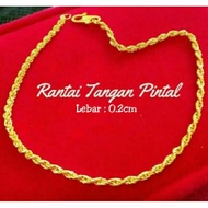 gelang emas 916 original