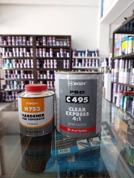 แลคเกอร์กึ่งด้าน HB Body PRO C495+H753 ระบบ 4:1 ชุด 1 ลิตร