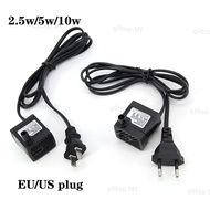 AC 220V EU US Plug 2.5W 5w 10w Submersible Water Pump Aquarium Fountain Pump Air Fish Pond Pool Tank