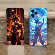 Phone Skin stickers printed with glitter Goku image for ip7plus/ xsmax/ 11/ 12/ 13/ 14/ 15promax, (o
