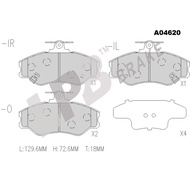 LPB Brake Pad FRonT NA04620Inokom Lori Mas AU26 2.6 01'-10'