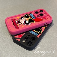 Compatible For Infinix Hot 40 Pro 40i 30i Play Smart 7 8 Note 30 VIP 12 Turbo G96 Tecno Spark 10C Camon 20 4G Cartoon Powerpuff Girls Cute New Angel Eyes Phone Case TPU Cover