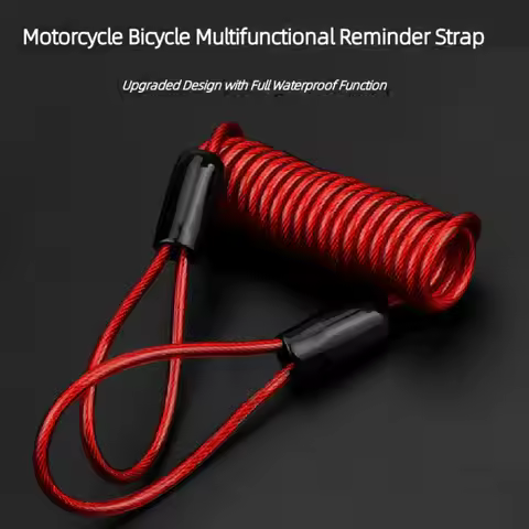 Alarm Disc Lock Security Anti Thief Motorbike Motorcycle Wheel Disc Brake Alarm Lock & Bag And Remin