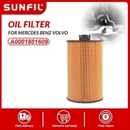 A0001801609 11708550 HU931/5X P550768 oil filter  for MERCDES BENZ VOLVO