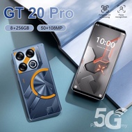 Telefon GT20 Pro 5.5 inci Telefon Mudah Alih 8GB+256GB Telefon Pintar 5G Telefon Mudah Alih Android 